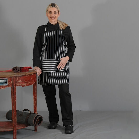 Tips Șorț Ospătar Corp întreg Negru