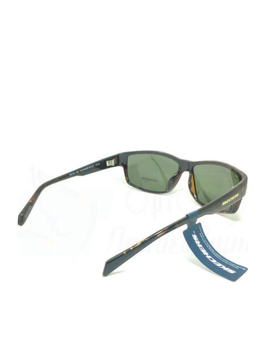 Skechers Men's Sunglasses with Brown Tartaruga Plastic Frame SE6159 52R