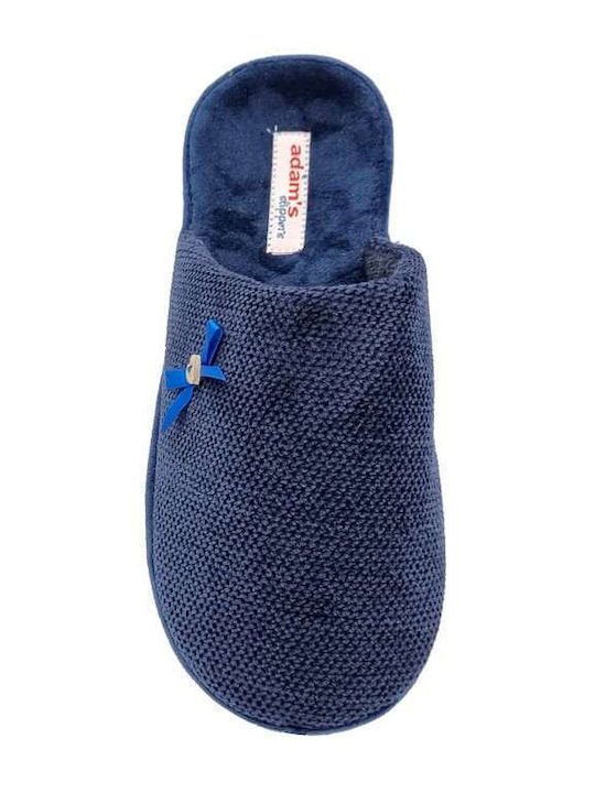 Adam's Shoes Women's Slipper In Navy Blue Colour