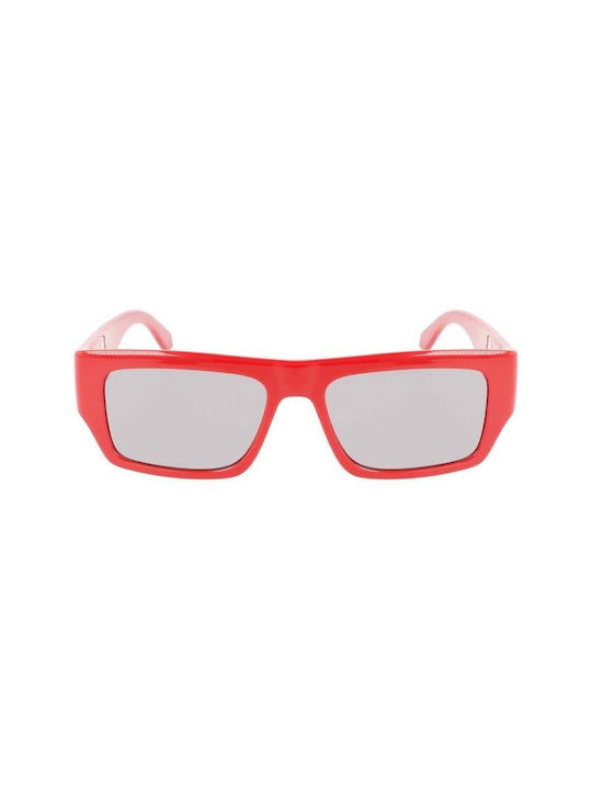Calvin Klein Sonnenbrillen mit Rot Rahmen und Gray Linse CKJ22635S 600