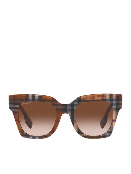 Burberry Kitty Women's Sunglasses with White Plastic Frame BE4364 39958G