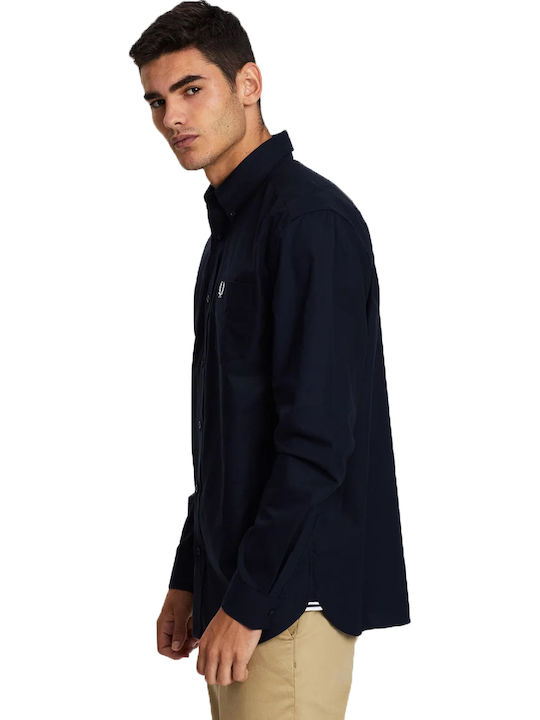 Long Sleeve Shirt Regular Fit Navy Blue
