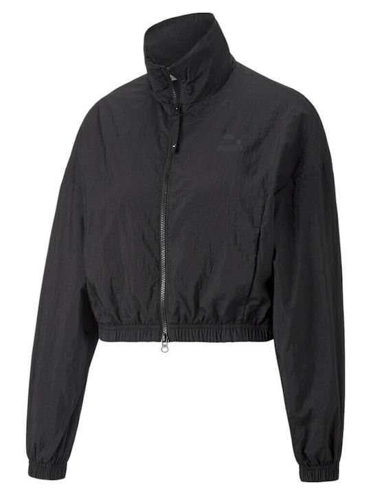 Dare To Κοντό Γυναικείο Bomber Jacket Μαύρο