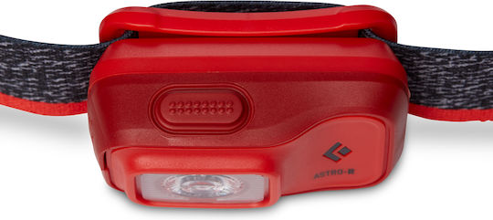 Black Diamond Headlamp LED IPX4 with Maximum Brightness 300lm Astro 300-R Red