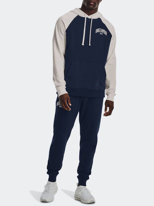 Rival Sweatpants with Elastic Navy Blue