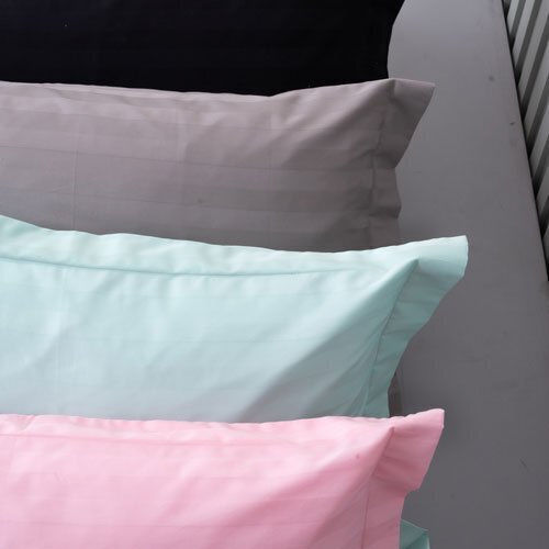 Palamaiki Satin Stripes Σετ Σεντόνια Υπέρδιπλα 240x270εκ. Rose (4τμχ)