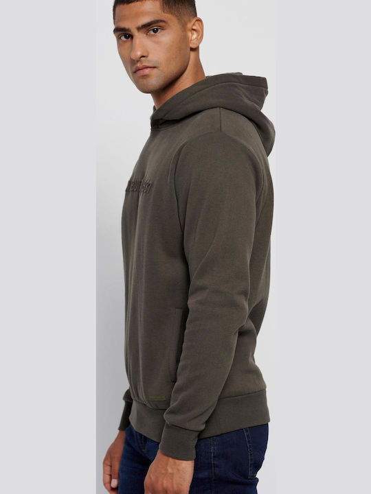 Sweatshirt with Hood Khaki