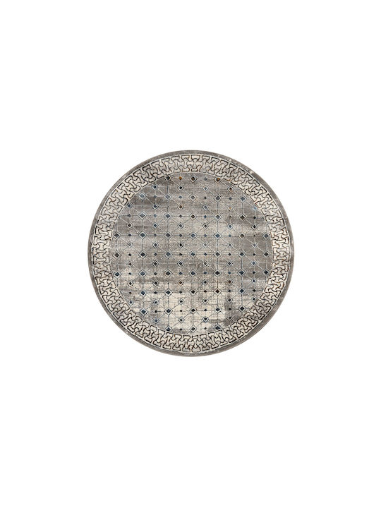 Beauty Home Spirit Art 9411 Χαλί Στρογγυλό Γκρι Φ160cm
