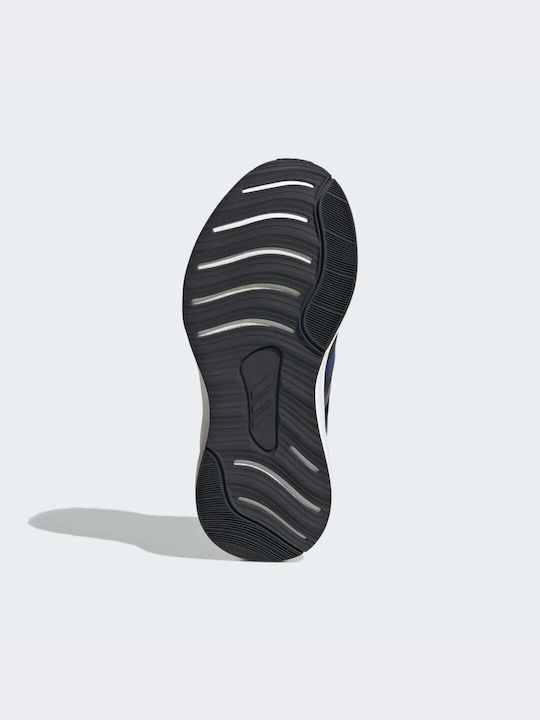 FortaRun K Incaltaminte sport copii Alergare cu șireturi Negru / Albastru Regal / Galben Impact