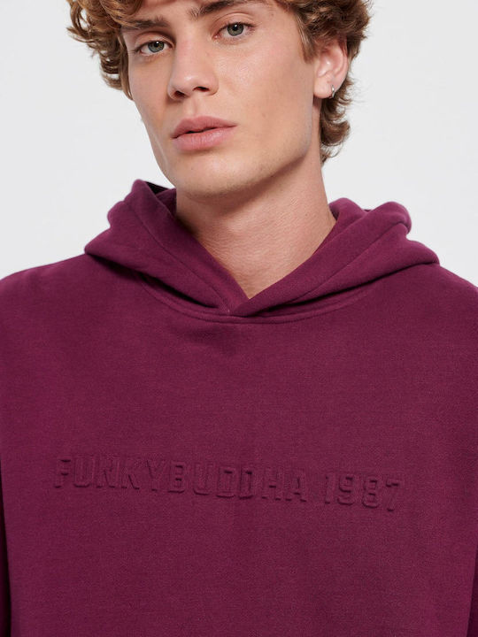 Sweatshirt mit Kapuze grape