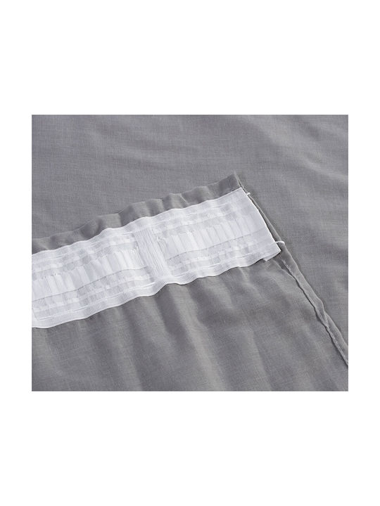 Nef-Nef Homeware Curtain With Pencil Pleat Antel Gray 140x270cm