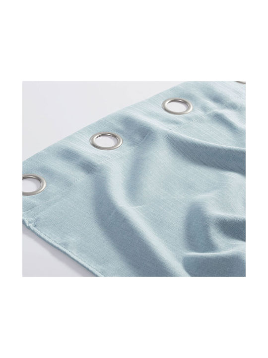 Nef-Nef Homeware Curtain with Grommet Stellina Aqua 030867 140x265cm