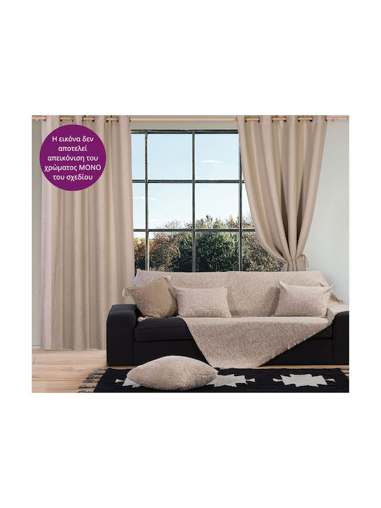 Nef-Nef Homeware Curtain with Grommet Stellina Aqua 030867 140x265cm