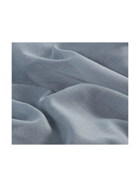 Nef-Nef Homeware Vorhang mit Bleistiftfalten Antel Aqua 140x270cm