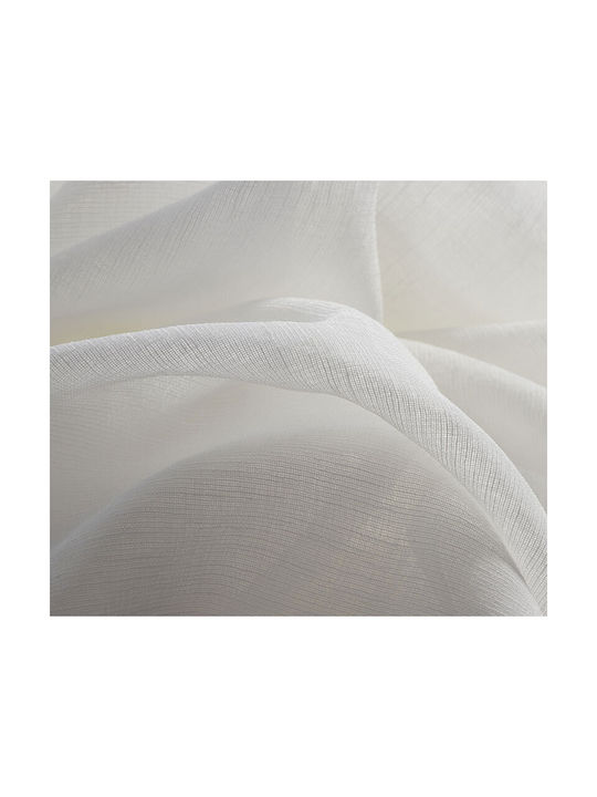 Nef-Nef Homeware Κουρτίνα με Τρέσα Roxane Ecru 140x270εκ.