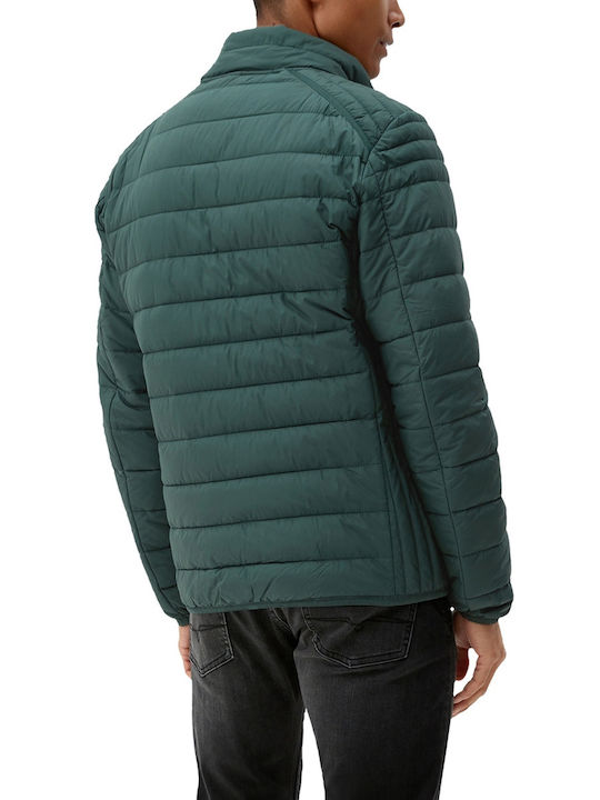 S.Oliver Men's Winter Puffer Jacket Green