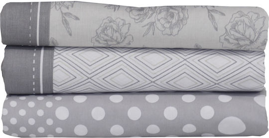 Anna Riska Mix & Match Kissenbezug-Set Oxford 26 Grey 50x70cm.