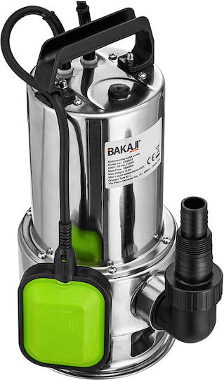 Bakaji Μονοφασική Αντλία Ακαθάρτων / Λυμάτων 1.46hp με Φλοτέρ 02814584