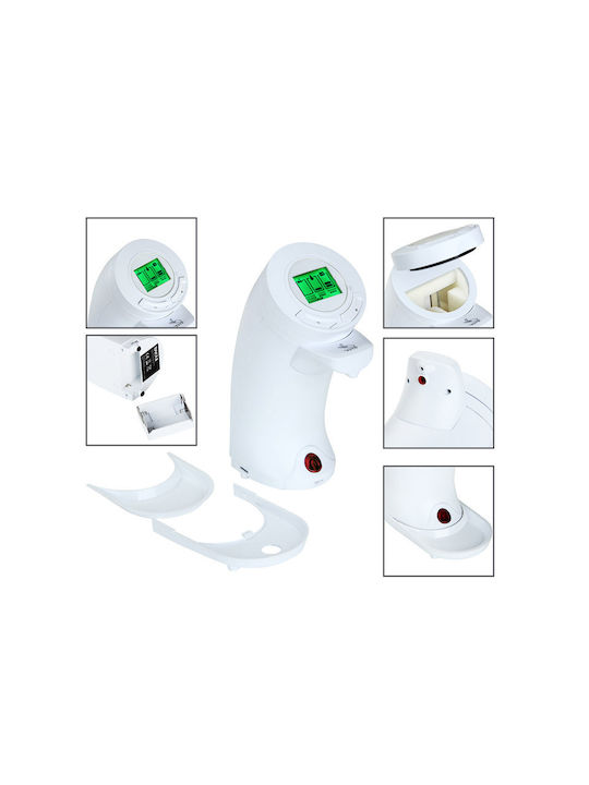 Bakaji Wall Mounted Automatic Plastic Dispenser White 250ml