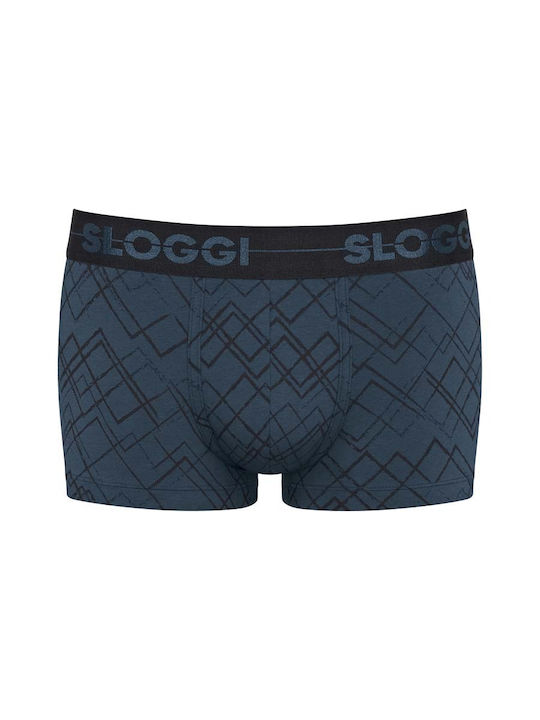 Go Holiday Hipster Ανδρικά Μποξεράκια Grey/Green με Σχέδια 2Pack