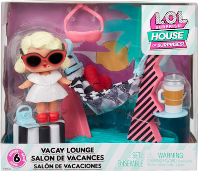 MGA Entertainment Miniatur-Spielzeug Leading Baby & Vacay Lounge Lol-Überraschung für 4+ Jahre (Verschiedene Designs/Sortimente von Designs) 1 Stk