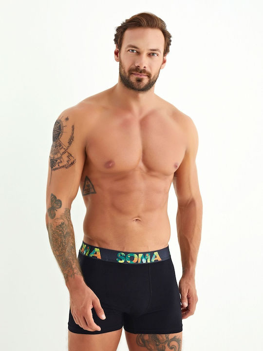 Tropic Ανδρικά Μποξεράκια Blue/Red/Black 3Pack