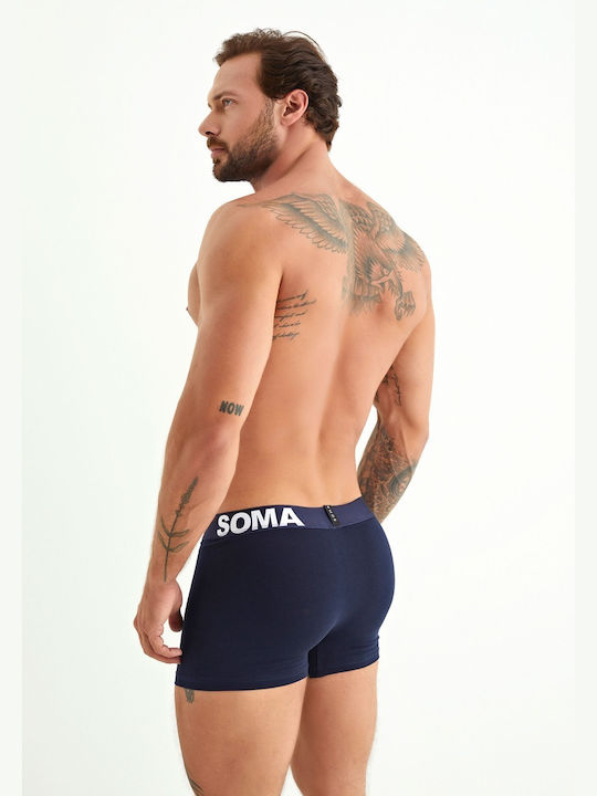 Wild Leaf Men's Boxers Blue/Black/Grey 3Pack