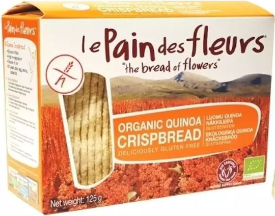 Le pain des fleurs Organic Crackers with Quinoa Gluten Free 150gr