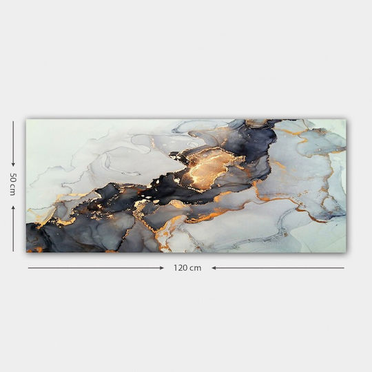 Homeplus Watercolor Πίνακας Ξύλινος 120x50cm