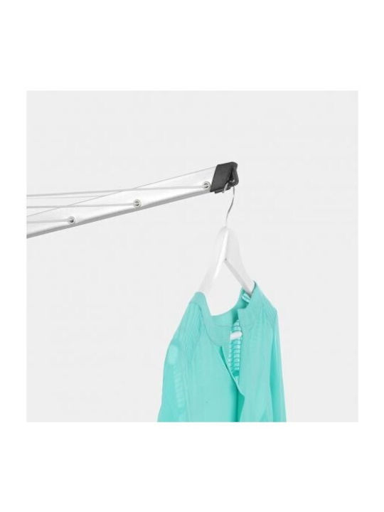 Brabantia Essential Rotary Dryer Metallic Folding Floor Clothes Drying Rack with Hanging Length 40m