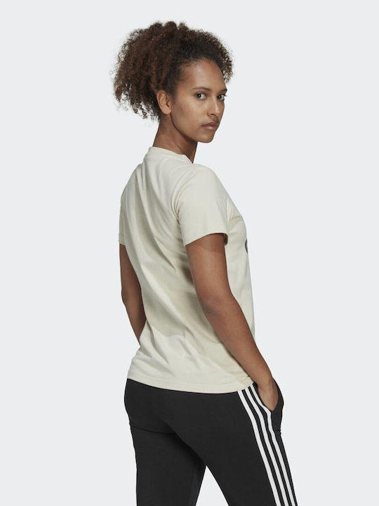 Adidas Loungewear Essentials Γυναικείο Αθλητικό T-shirt Aluminium / Silver Metallic