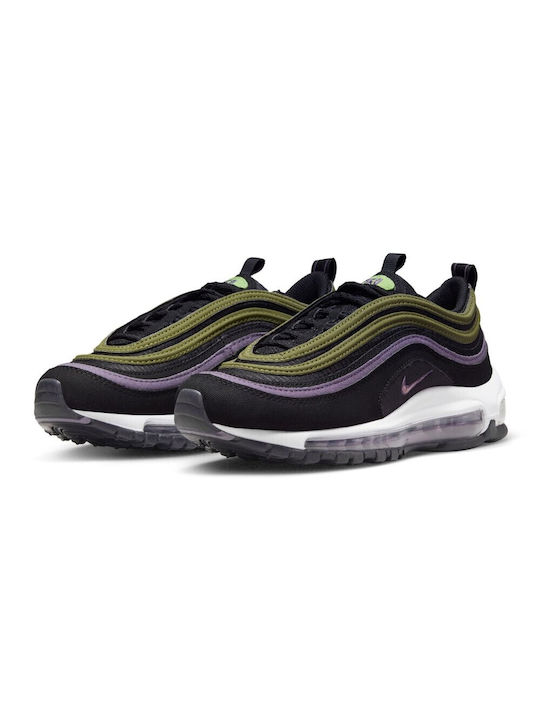 Nike Παιδικά Sneakers Air Max 97 Black / Canyon Purple / Vivid Green / Elemental Pink