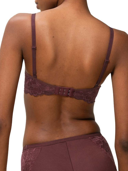 Triumph Amourette Charm Bra without Padding Underwire Brown