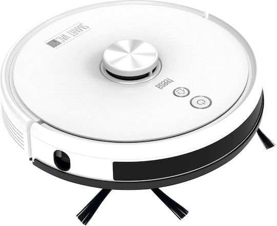 Teesa Smart Vac Pro Прахосмукачка Робот с Лазерно Картографиране и Всмукателна Мощност 3000Pa Бяла