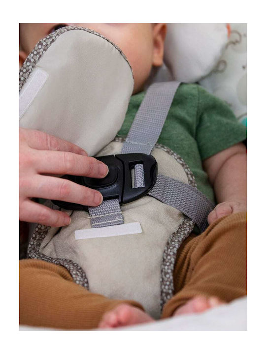 Bright Starts Electric Relax pentru Bebeluși Leagăn Portable Swing in cu Muzică și Vibrații Bej pentru Copil până la 9kg