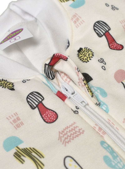Tender Winter Schlafsack mit Füßen Classic 2.5 Tog Ecru