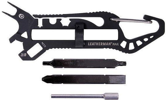 Leatherman Rail Πολυεργαλείο Μπρελόκ Μαύρο