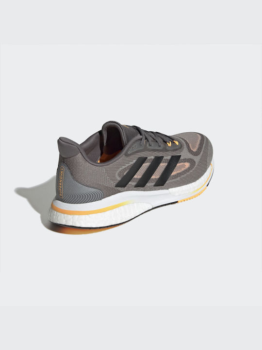 Supernova+ Sport Shoes Running Grey Four / Core Black / Flash Orange