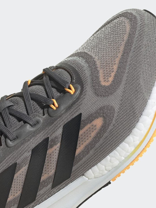 Supernova+ Sport Shoes Running Grey Four / Core Black / Flash Orange