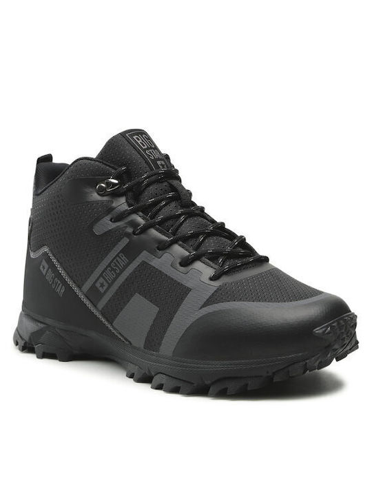 Big Star Men's Hiking Boots Black