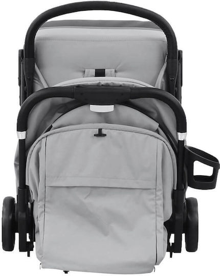Bebe Stars City Baby Stroller Suitable for Newborn Ice Grey 6.3kg