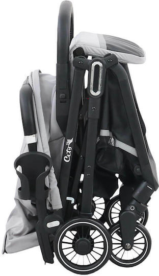 Bebe Stars City Baby Stroller Suitable for Newborn Ice Grey 6.3kg