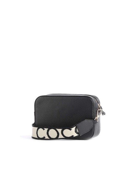 Coccinelle Leder Damen Tasche Crossbody Schwarz