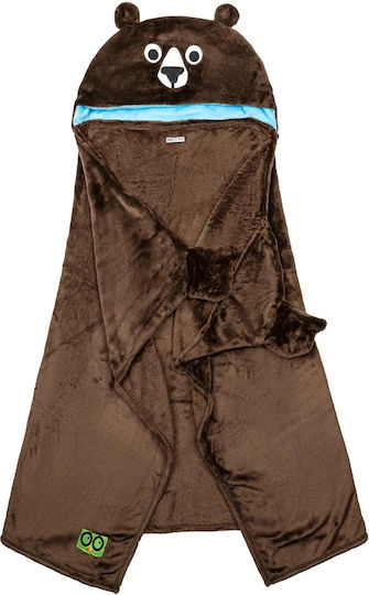 Zoocchini Blanket Fleece Bear Brown 91x127cm