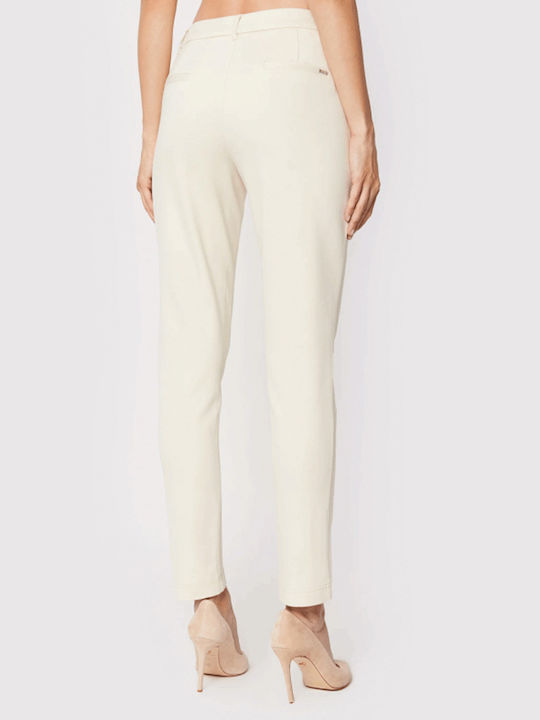 Guess Damen Chino Hose in Normaler Passform Beige