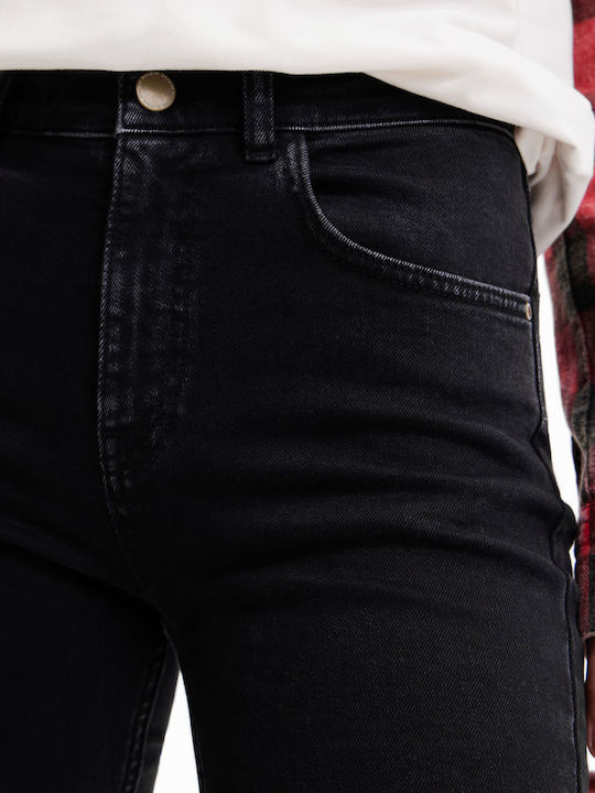 Mia Γυναικείο Jean Παντελόνι Καμπάνα σε Bootcut Εφαρμογή Μαύρο