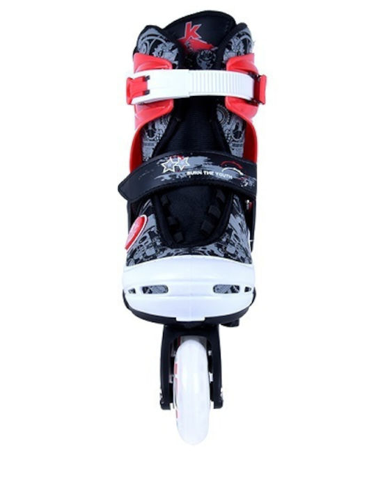 Athlopaidia Inline Adjustable Red Kids Rollers