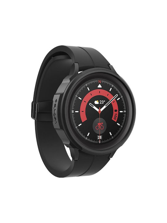 Spigen Liquid Air Θήκη Σιλικόνης σε Μαύρο χρώμα για το Galaxy Watch5 Pro