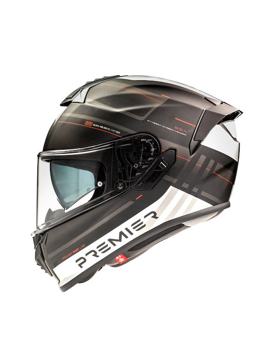 Premier Evoluzione SP2BM Casca Moto Față Întreagă 1520gr Cu Pinlock Și Sunvisor