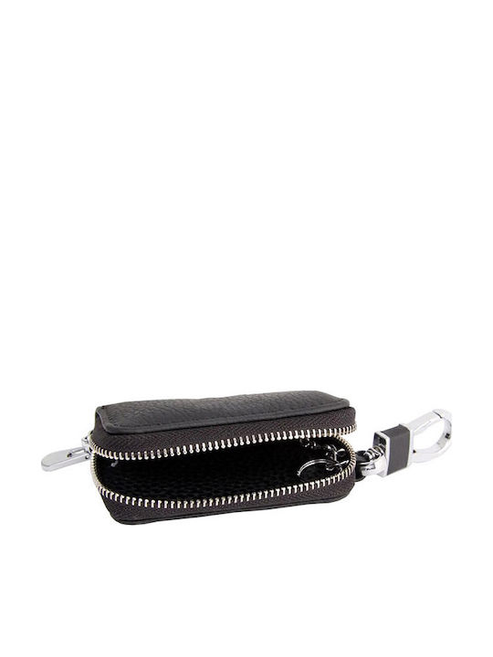 Auto Gs Nissan Leather Black Key Holder Auto Gs Nissan Leather Black Key Holder